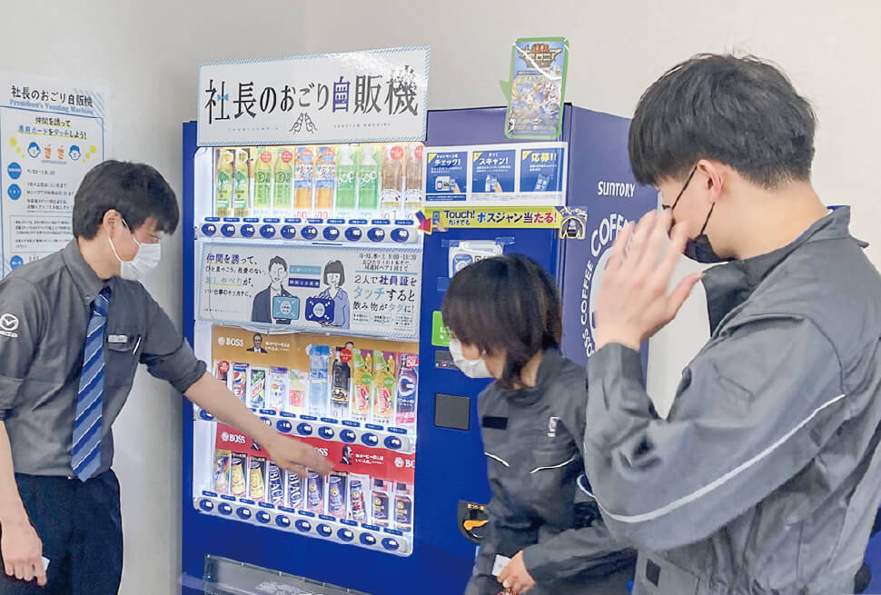 気軽なコミュニケーションができる環境が整っています！